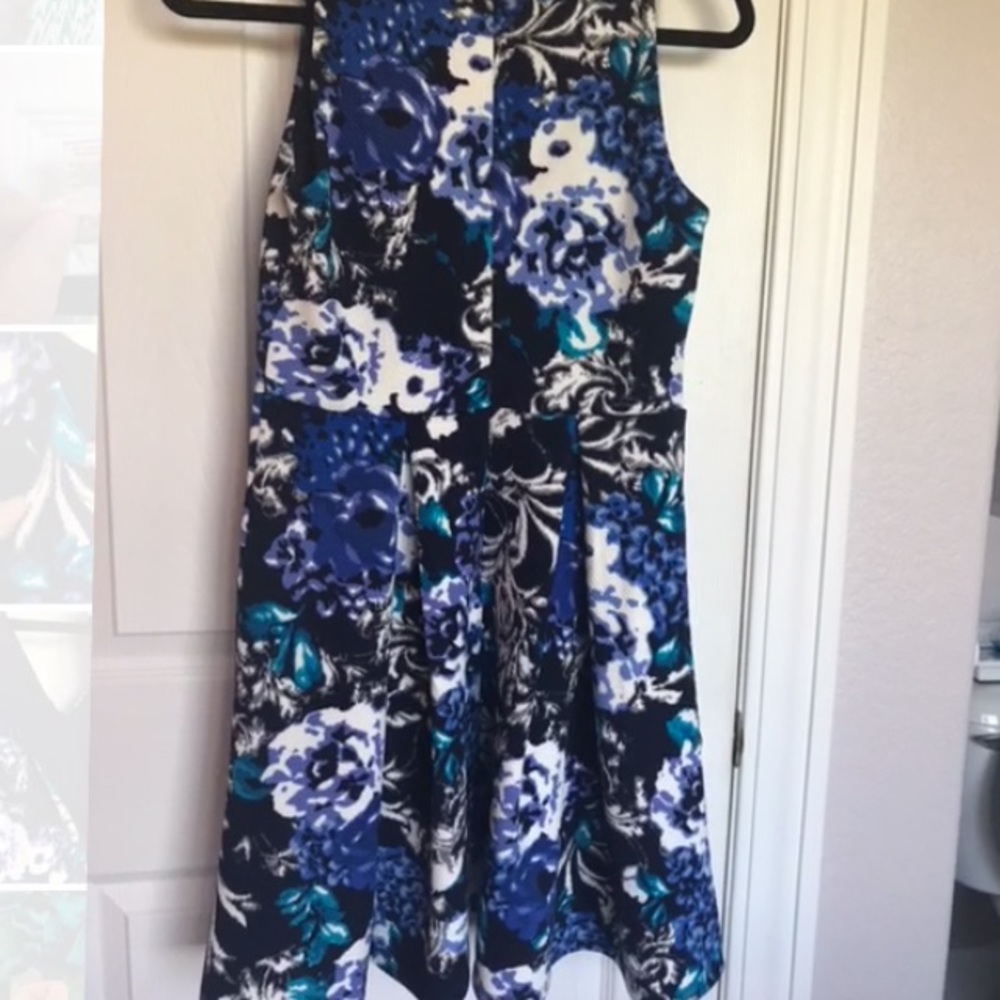 Dex brand pleated floral dress sz small - Picture 7 of 8